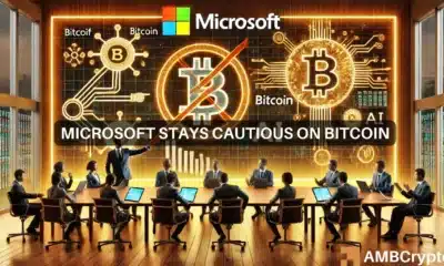 Microsoft stays cautious on Bitcoin