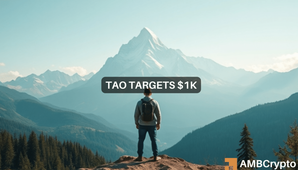 Will TAO’s 'Cup and Handle' pattern push altcoin to $1,000?