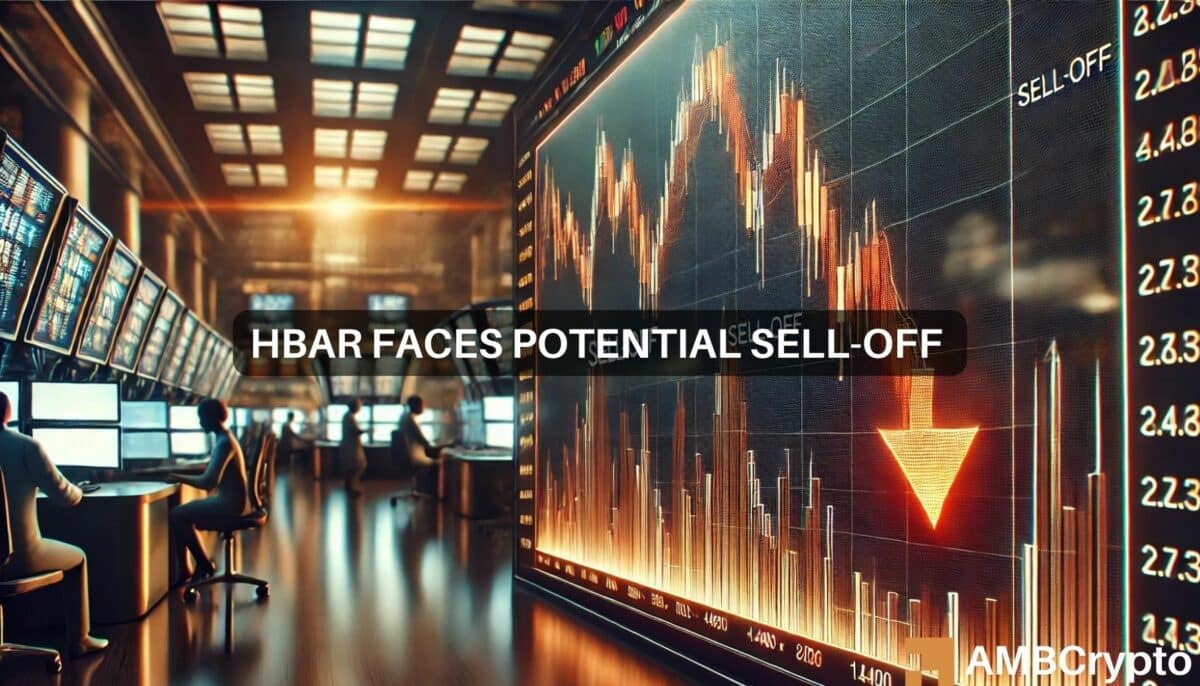 HBAR Faces Potential Sell-Off