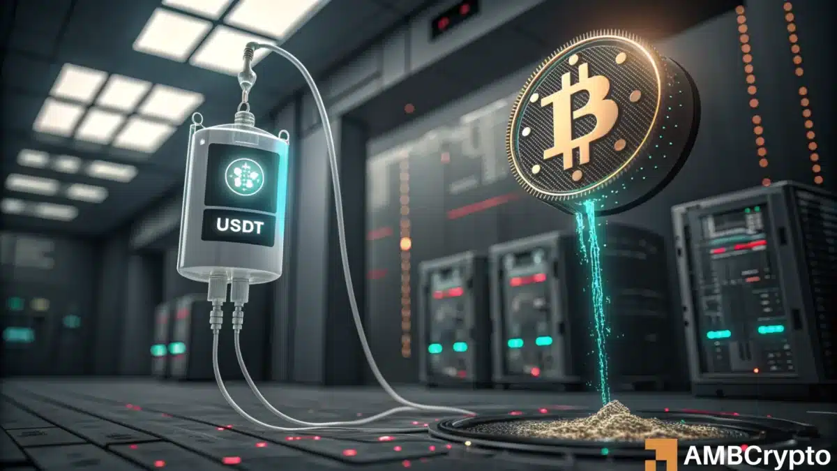 USDT supply drops $1.3 Billion: What it means for Bitcoin liquidity