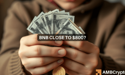 Binance Coin nears $800 as THESE areas rise - What's next for BNB?