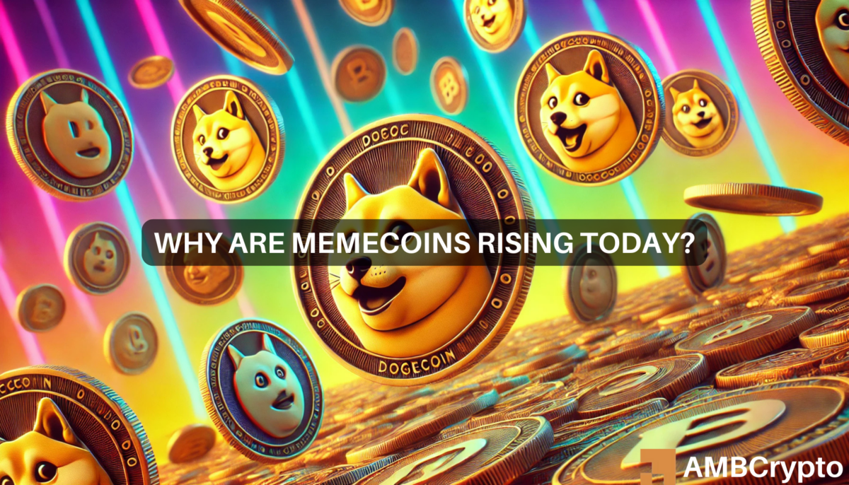 Why are memecoins rising today? DOGE, PEPE, WIF see surges