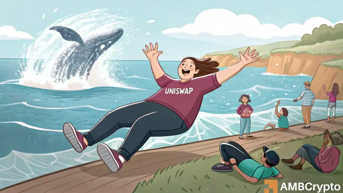 Uniswap price tumbles despite surging whale activity - Why?