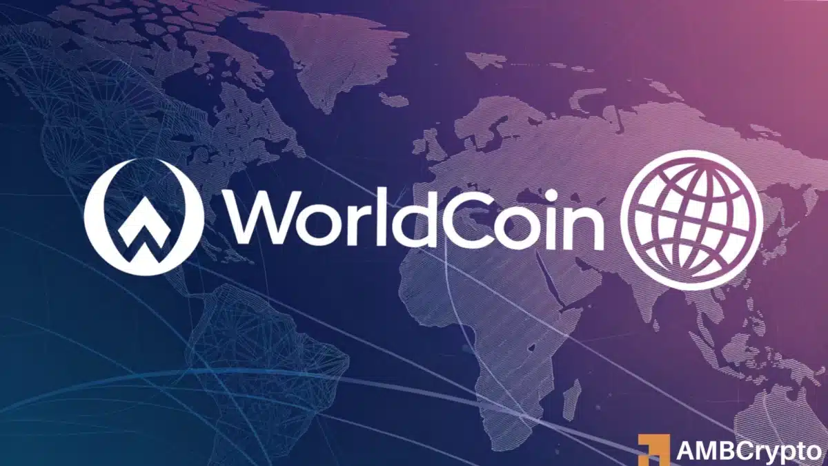 Worldcoin could fall to $1.28 as selling activity rises - Why?