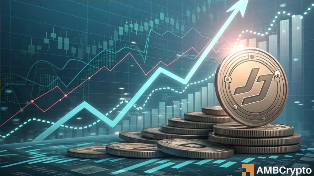 JASMY price prediction - How altcoin's latest falling wedge might play out
