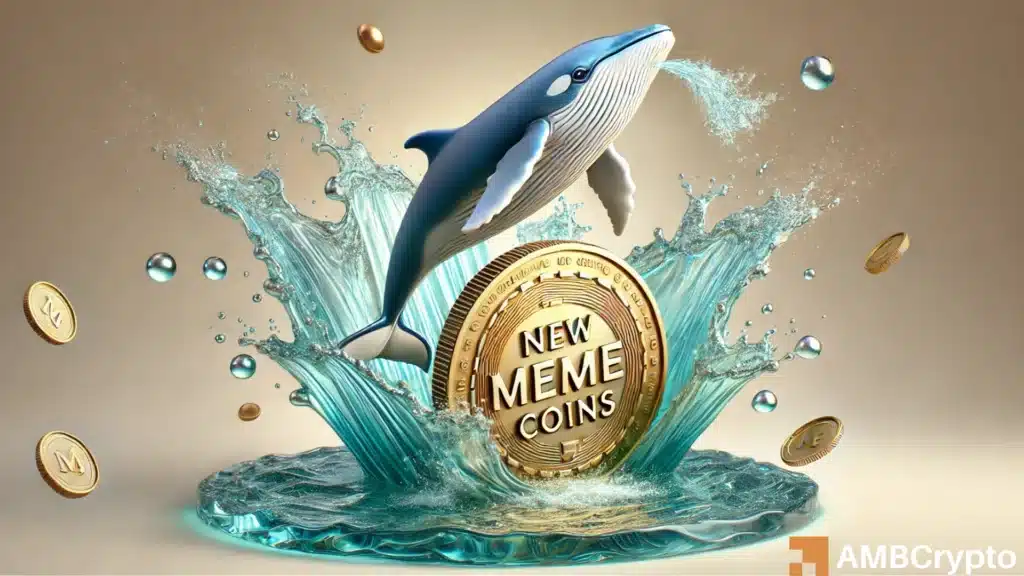 New memecoins whale