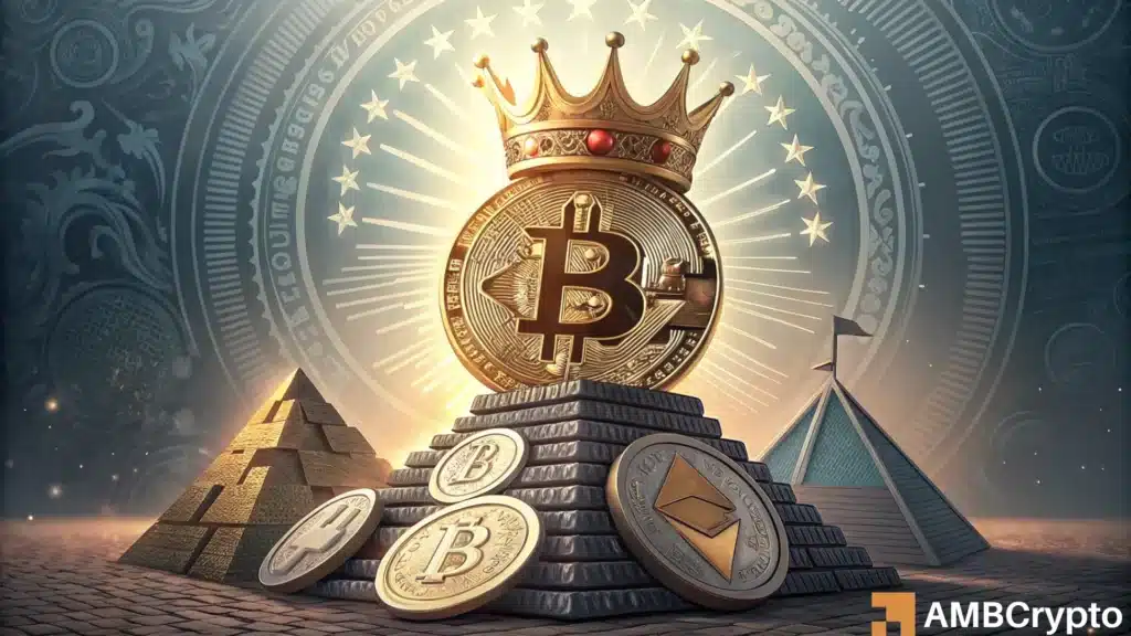 Bitcoin Dominance at 55%, set to stay strong in 2025 - JP Morgan