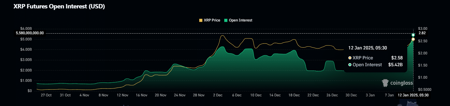 Ripple Open Interest 