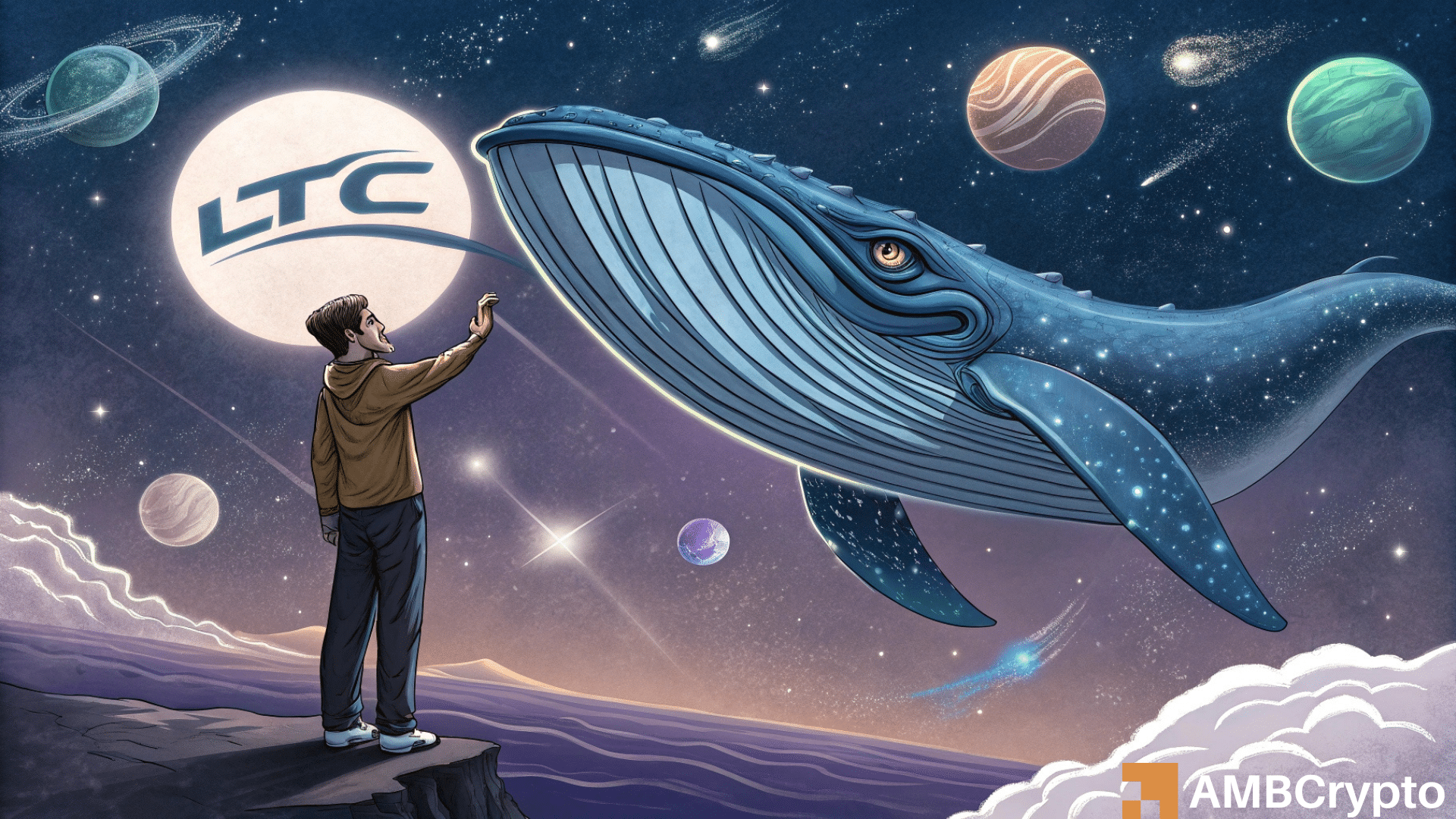  How whale activity played a major role in LTC's rise