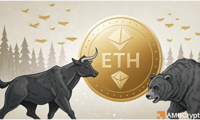 Ethereum bows to sell pressure - 2 factors aiding the bears