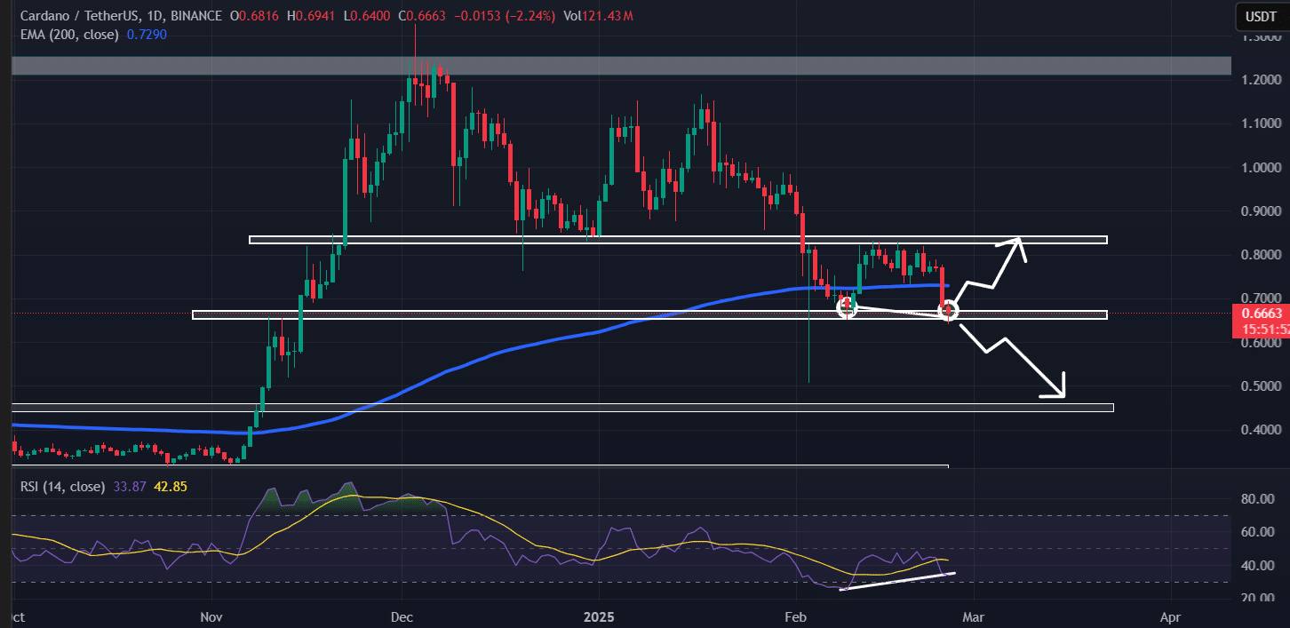 Le prix Cardano (ADA) plonge à 0,65 $, niveaux clés à surveiller - La Crypto Monnaie