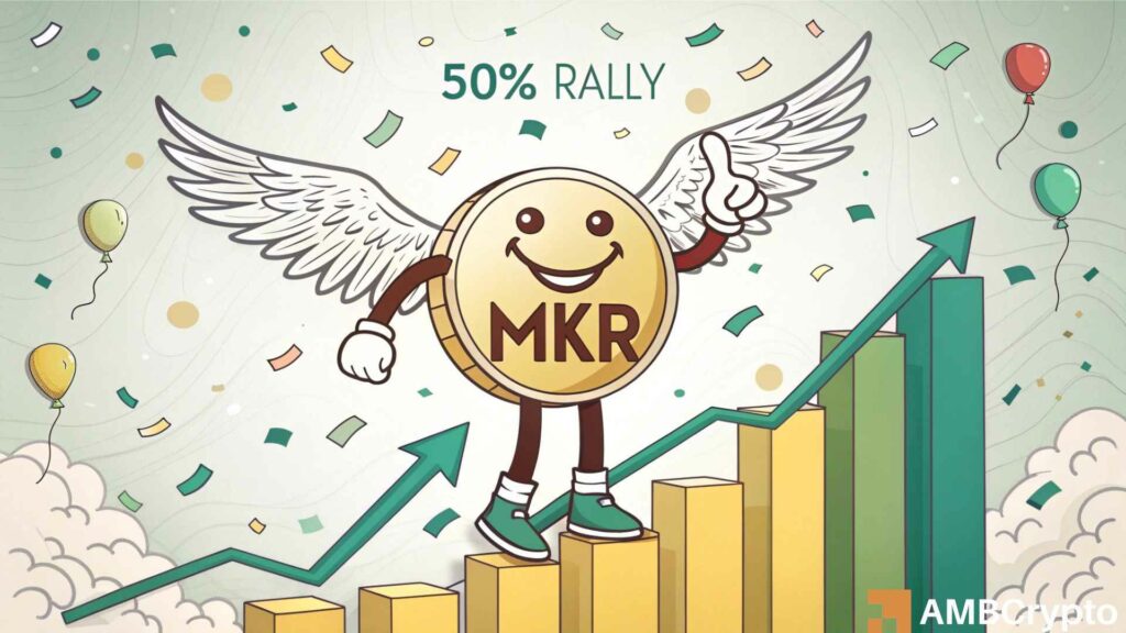 Maker (MKR) defies market trend, Price poised for 50% rally