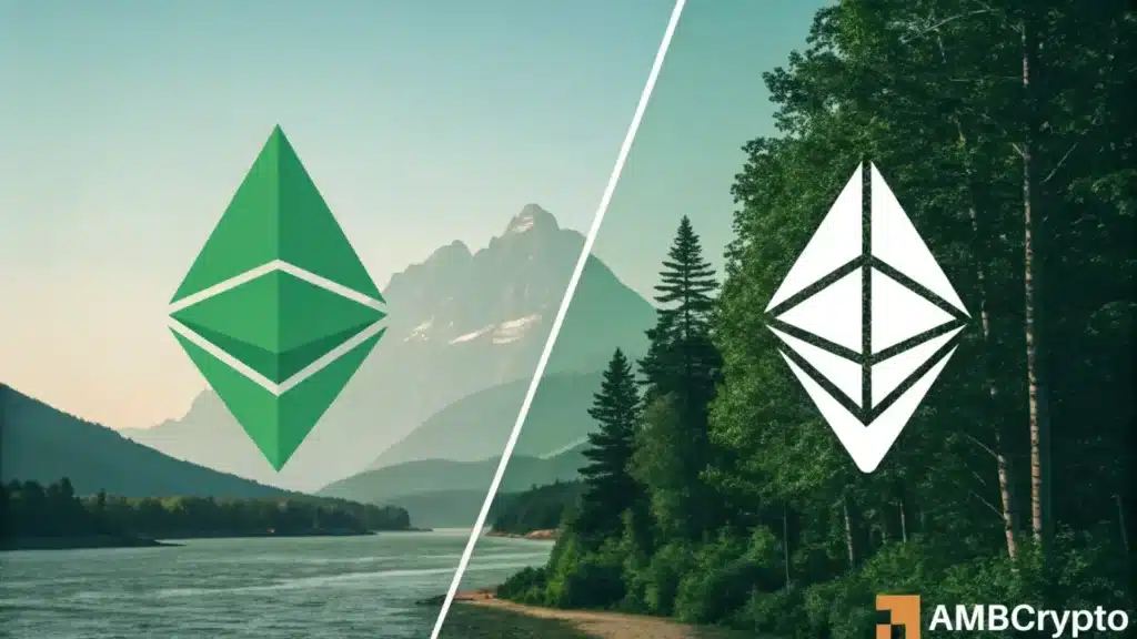 Is Ethereum Classic (ETC) picking up what Ethereum (ETH) is dropping?
