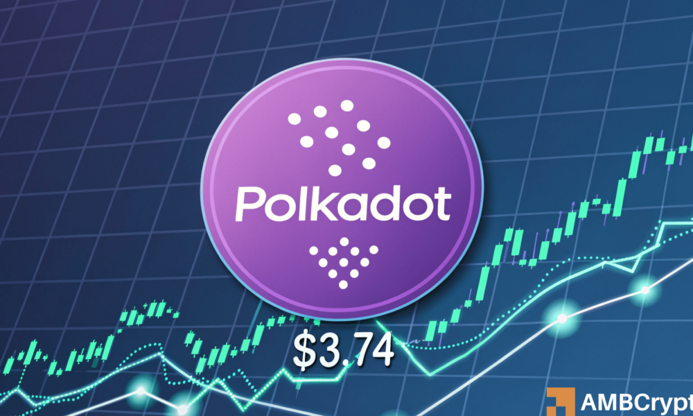 0 News Article Image Polkadot price prediction: Is $3.74 the key to DOT’s bullish reversal?