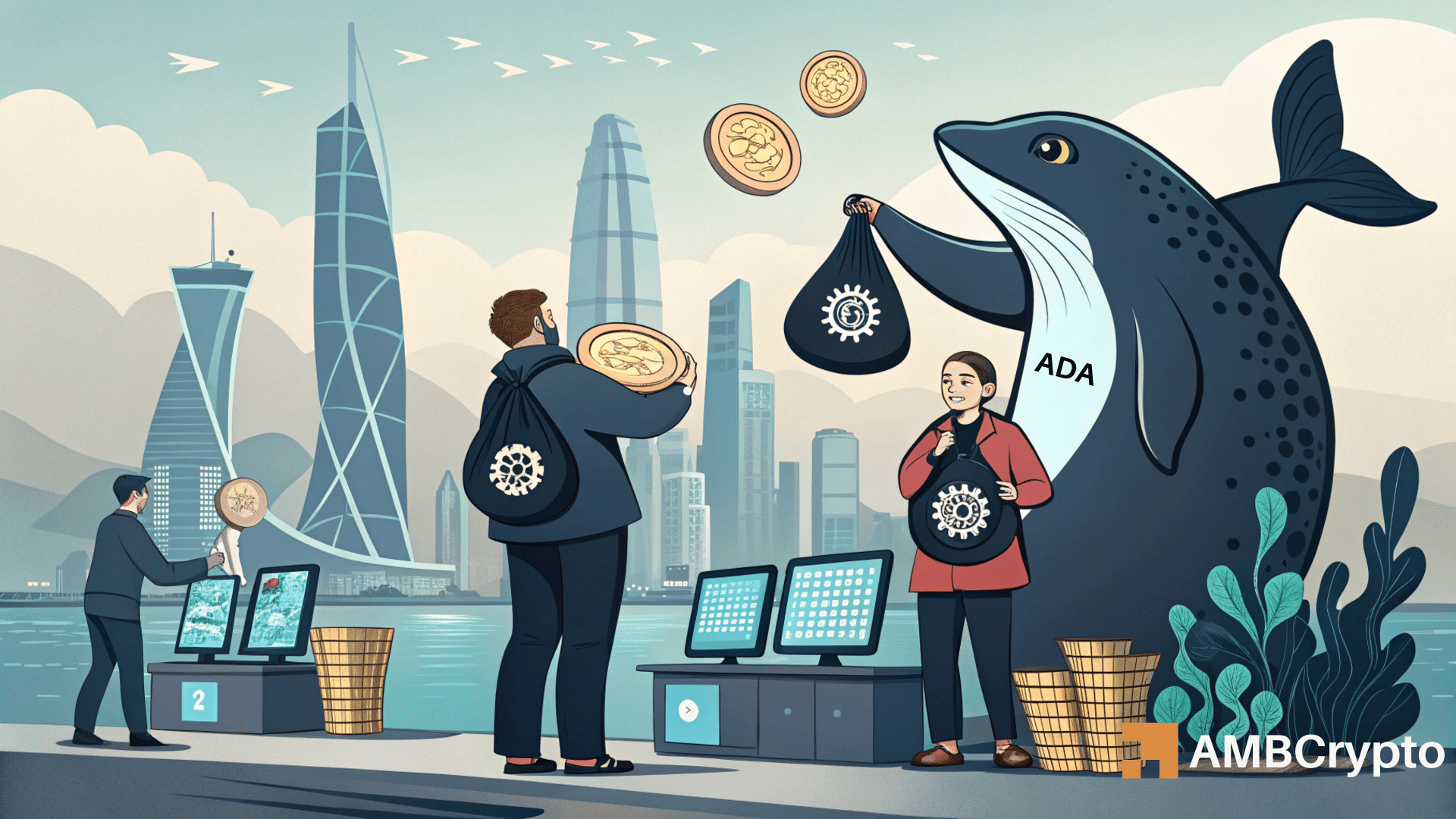 Cardano whales offload 170M ADA - How will price react at $0.65?