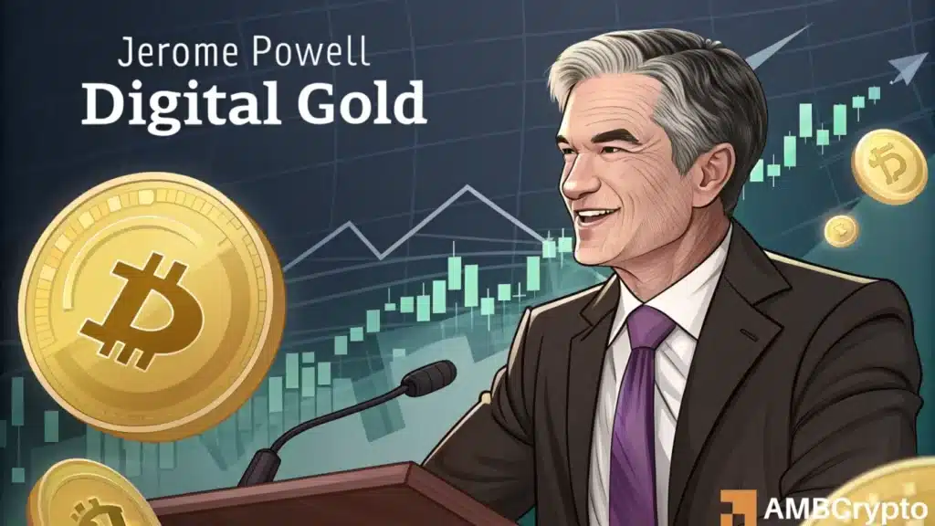 Jerome Powell acknowledges Bitcoin as 'Digital Gold' - 'Baby steps...'