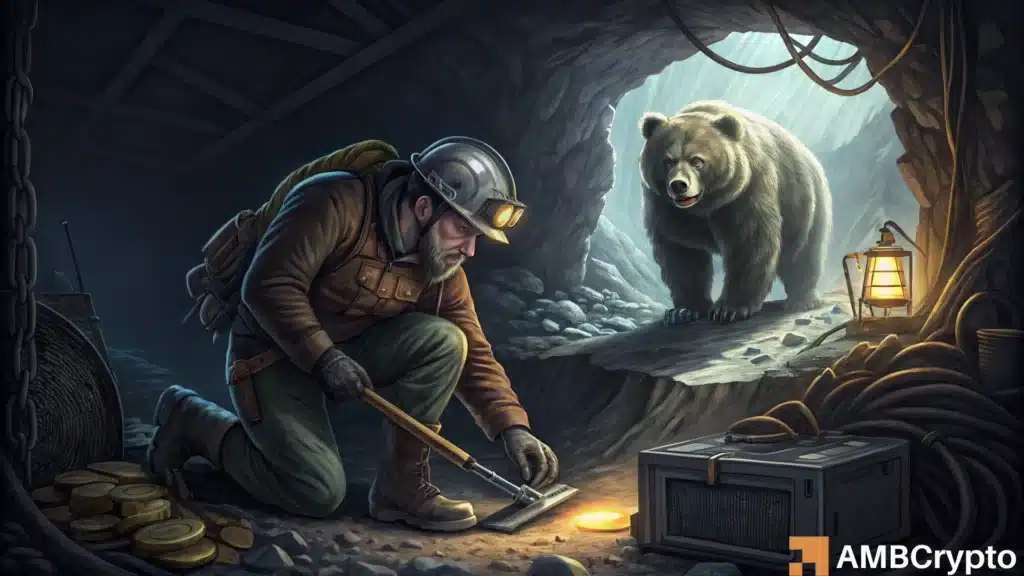 Bitcoin at risk? Mining stocks are falling, and BTC might be next!
