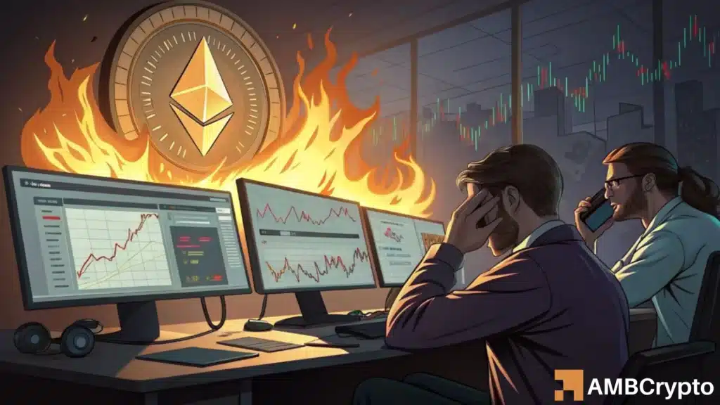 Ethereum battles whales and resistance: Can ETH avoid a market meltdown?