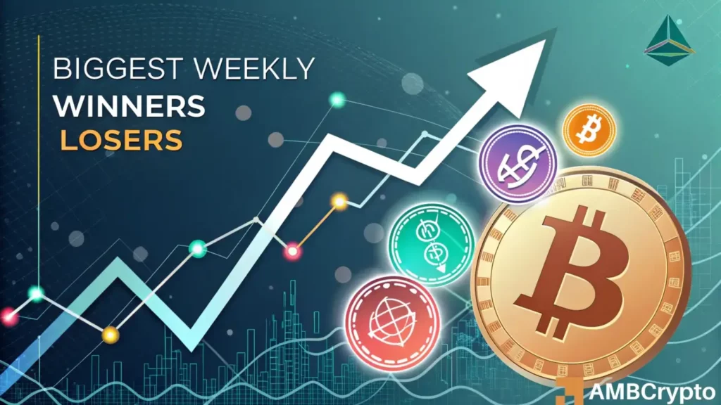Crypto market's weekly winners and losers – TON, IP, ENA, HBAR