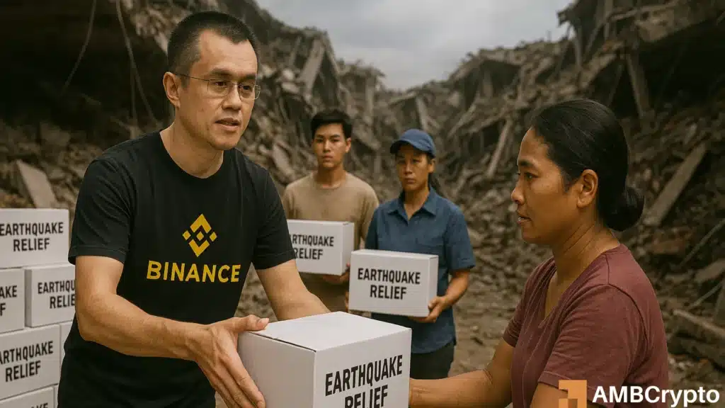 How Binance Coin reacted post CZ's 500 BNB donation to Thailand, Myanmar