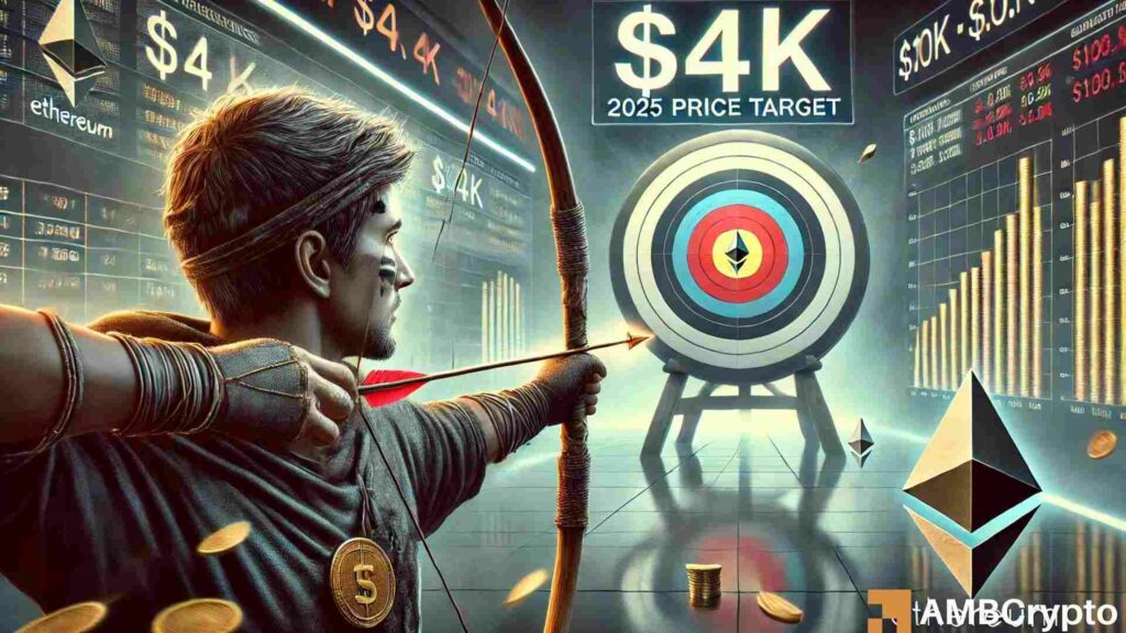 StanChart revises Ethereum 2025 price targets from $10K to $4K - Here’s why