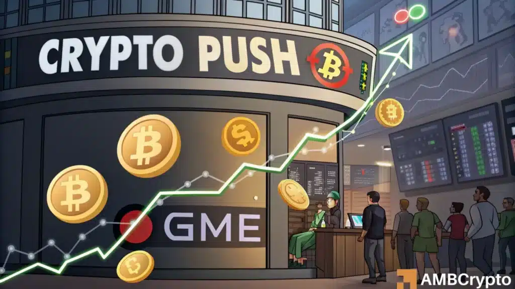 GameStop crypto push sends GME stock soaring 11% amid $1.3B Bitcoin bet