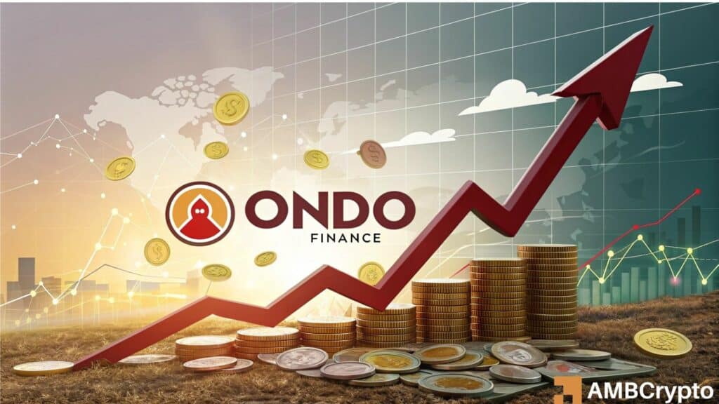 ONDO rises 10% in 24 hours, TVL hits ATH: Is $1.2 next?