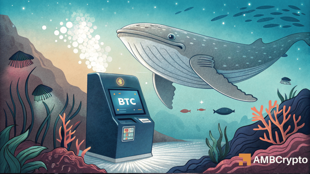 Whales withdraw $900M BTC as Bitcoin test key level