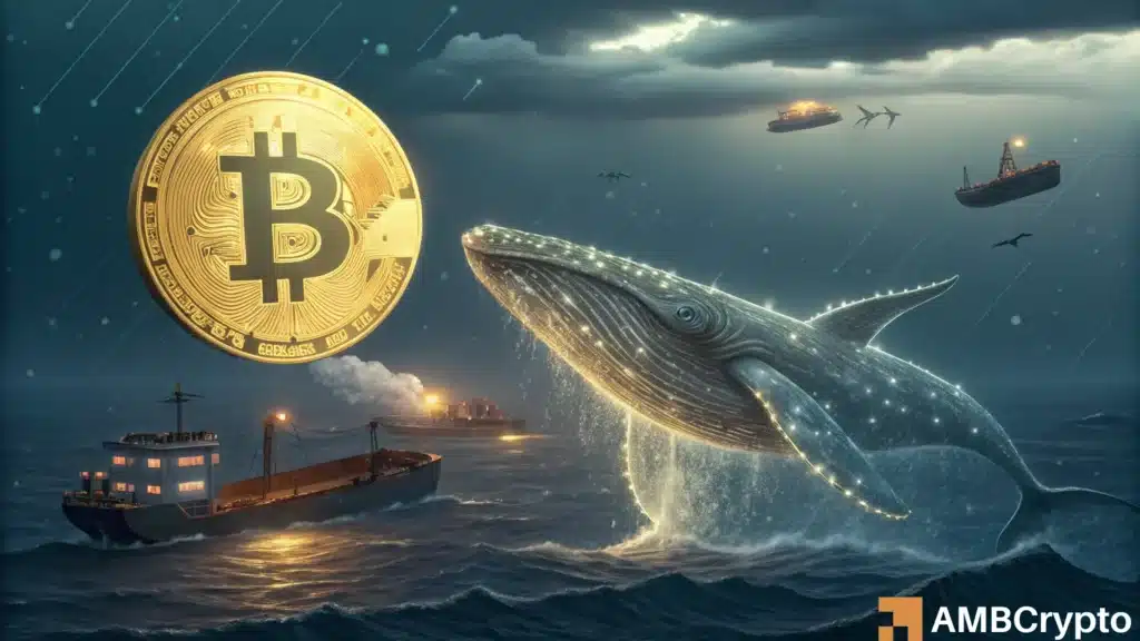 Bitcoin[BTC]’s Exchange Whale Ratio spikes to yearly high—Will whales trigger a sell-off?