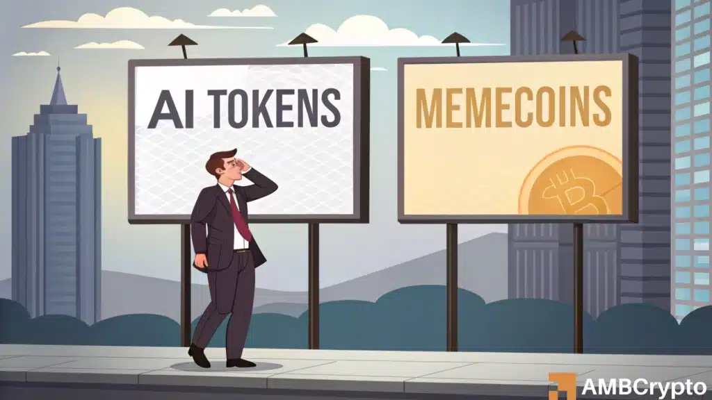 Are AI tokens outpacing memecoins? Analyzing the shift in investor sentiment