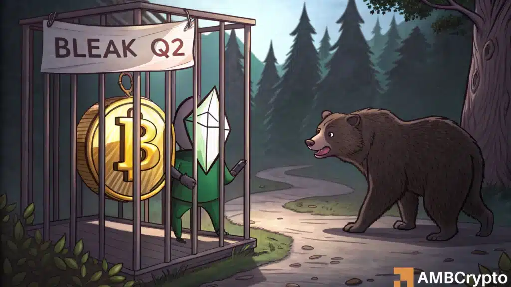 Bitcoin & Ethereum brace for a bleak Q2 – Massive rally unlikely?