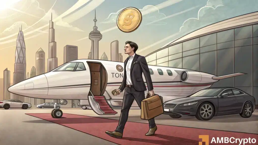 Toncoin holds $3.40 as Durev arrives in Dubai: Will TON remain bullish?