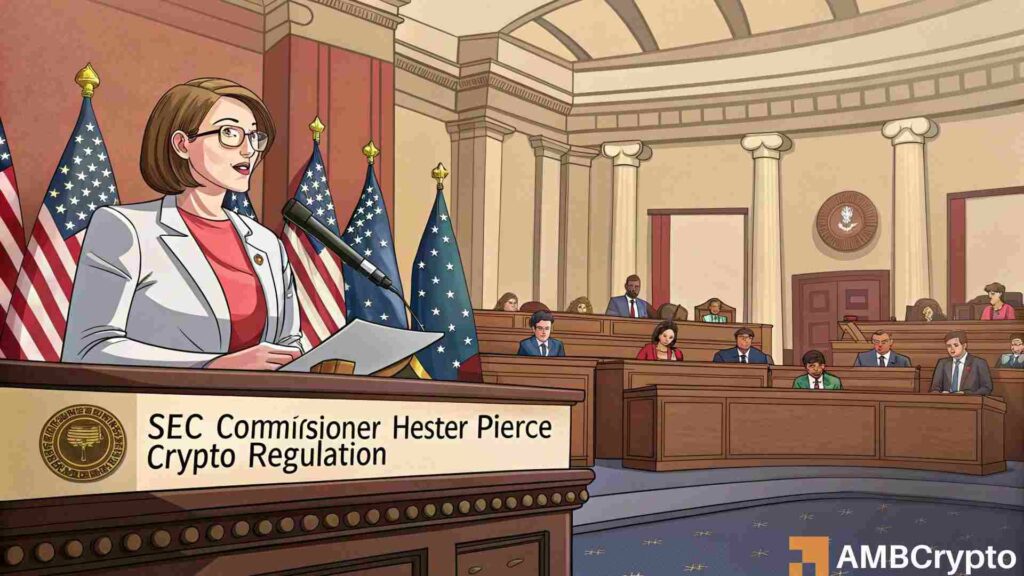 SEC’s Peirce - Too many crypto regulators create confusion, Congress must act