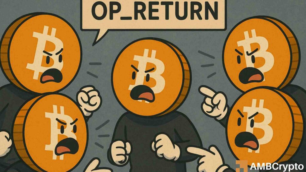 Is Bitcoin becoming an altcoin? OP_Return change divides the community