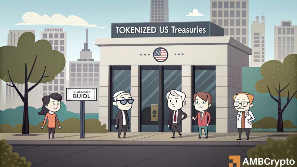 BlackRock BUIDL and six others control 88% of tokenized treasuries