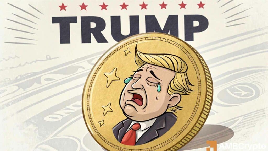 Here's why TRUMP traders can expect a fall to $7.90 after 18% decline