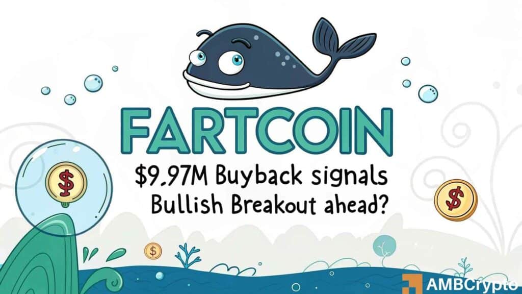 Whale eyes on FARTCOIN: $9.97M buyback signals bullish breakout ahead?