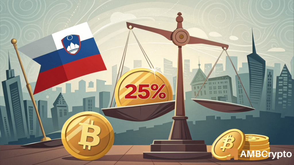 Slovenia plans 25% crypto profit tax - Will your gains survive?