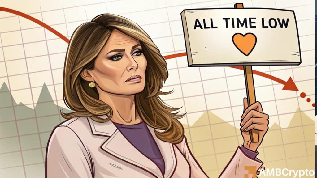 MELANIA hits all-time low after market-wide sell-offs - Details