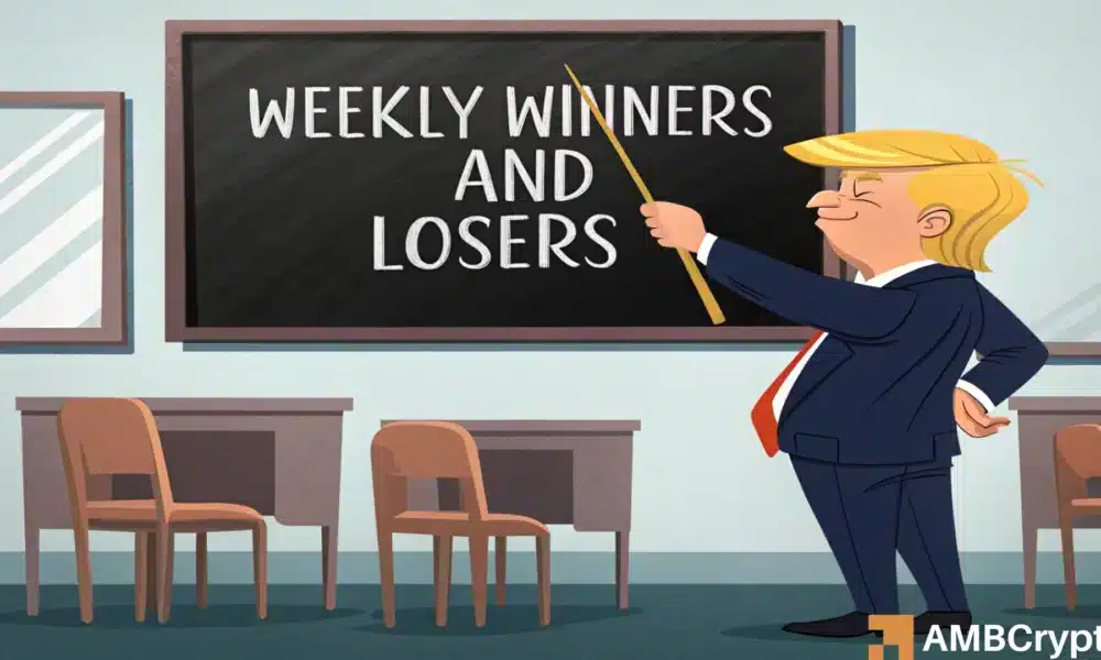 Crypto market’s weekly winners and losers – VIRTUAL, TRUMP, DEXE, BGB