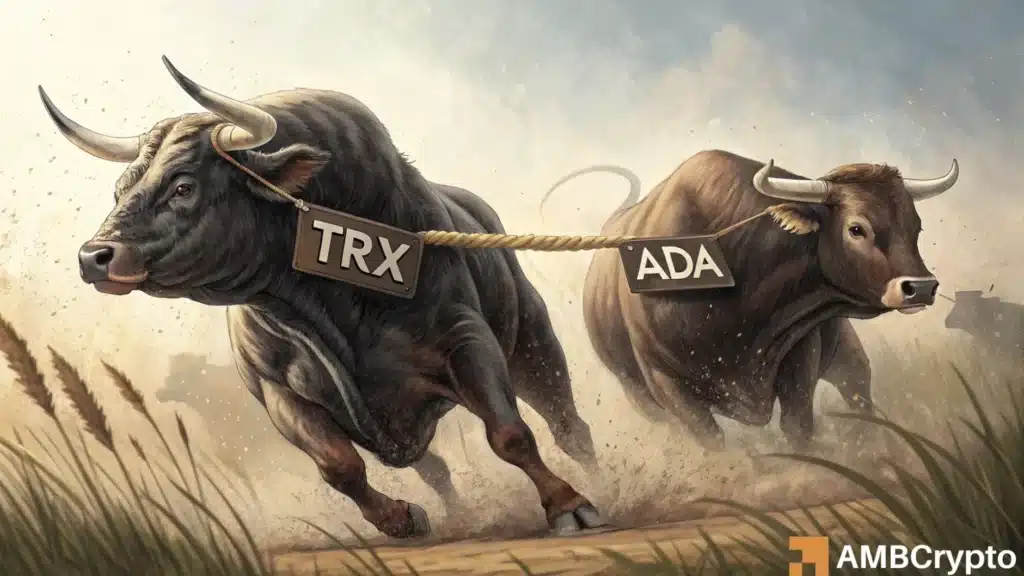 TRX vs ADA: Will TRON close the gap and surpass Cardano?