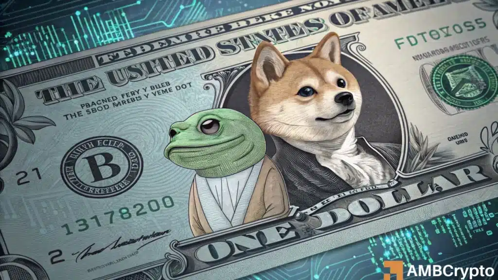 Are memecoins the new market hedge? THESE tokens are defying the downtrend!
