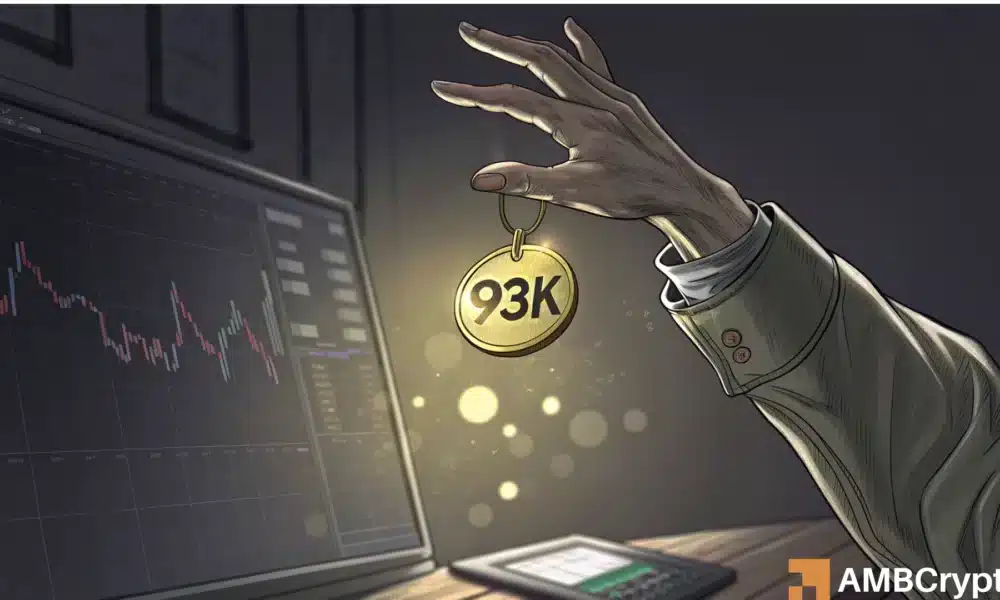 Bitcoin reclaims $93K, THIS group now in profit – Road clear for $100K?