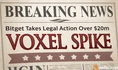 Bitget Pursues Legal Action After $20M VOXEL Futures Manipulation Scandal