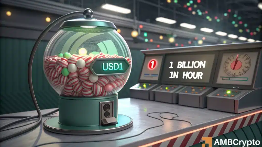 Trump crypto influence? USD1 mints $1B in an hour, rattles stablecoin market!