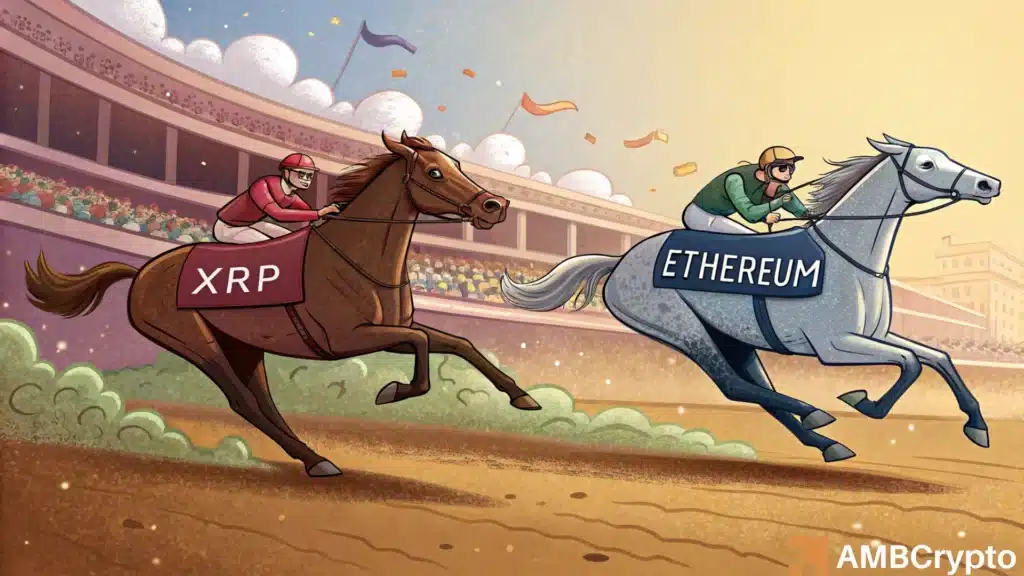 XRP vs ETH: Will Ethereum lose its 'top altcoin' status next bull cycle?