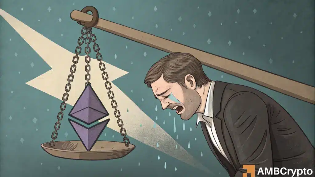 The continued decline in ETH's price tells a different story. A reduction in tokens on exchanges has not led to increased buying momentum. Instead, it may indicate broader investor disengagement, a shift toward passive holding, staking, or even potential exit strategies. While the supply is decreasing, investor confidence appears to be fading as well.