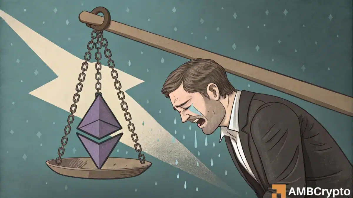 The continued decline in ETH's price tells a different story. A reduction in tokens on exchanges has not led to increased buying momentum. Instead, it may indicate broader investor disengagement, a shift toward passive holding, staking, or even potential exit strategies. While the supply is decreasing, investor confidence appears to be fading as well.