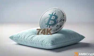 Bitcoin's $74K Support: A Cushion Against Further Losses?