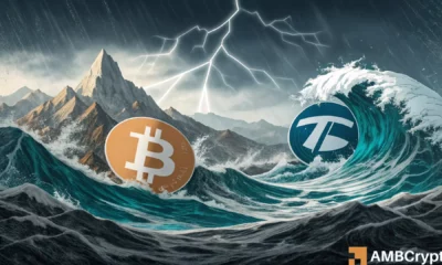 Tether flashes mixed signals as Bitcoin sees green - What should you do?